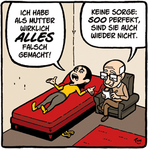 Cartoon Erziehung